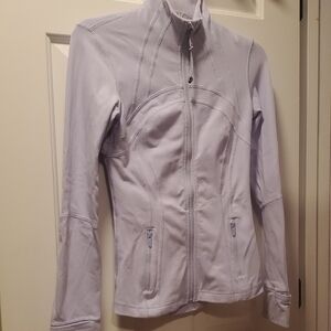 Lululemon Define, Full Zip Jacket, Size 4, Light Lavender